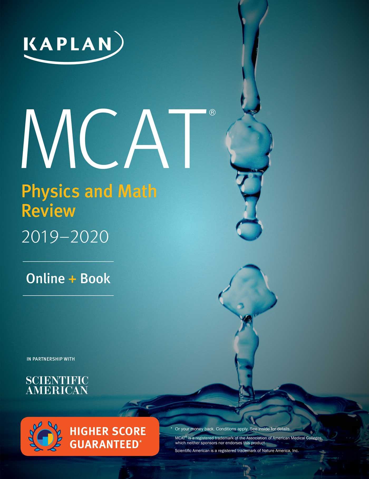 MCAT فیزیک و ریاضی: مرور ۲۰۱۹-۲۰۲۰: آنلاین + کتاب ۲۰۱۸