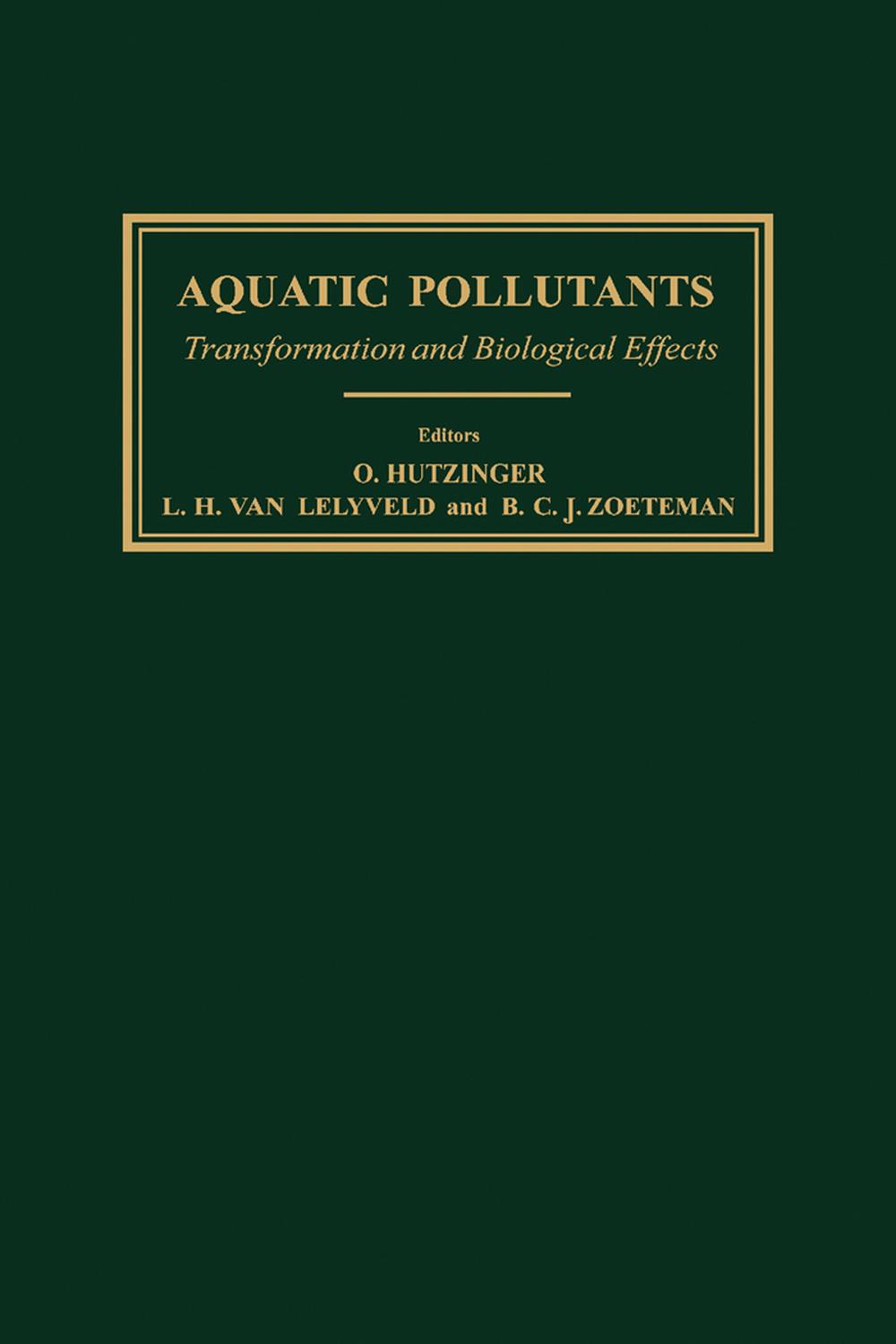 آلاینده‌های آبی: دگرگونی و اثرات زیستی