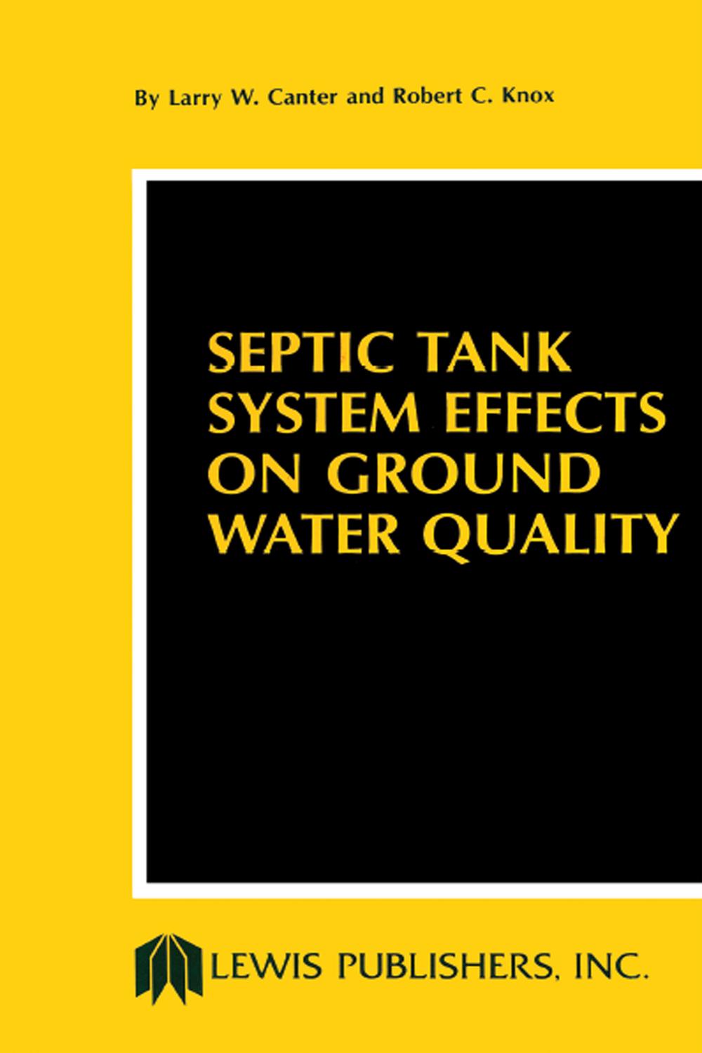 اثرات سیستم سپتیک تانک بر کیفیت آب‌های زیرزمینی