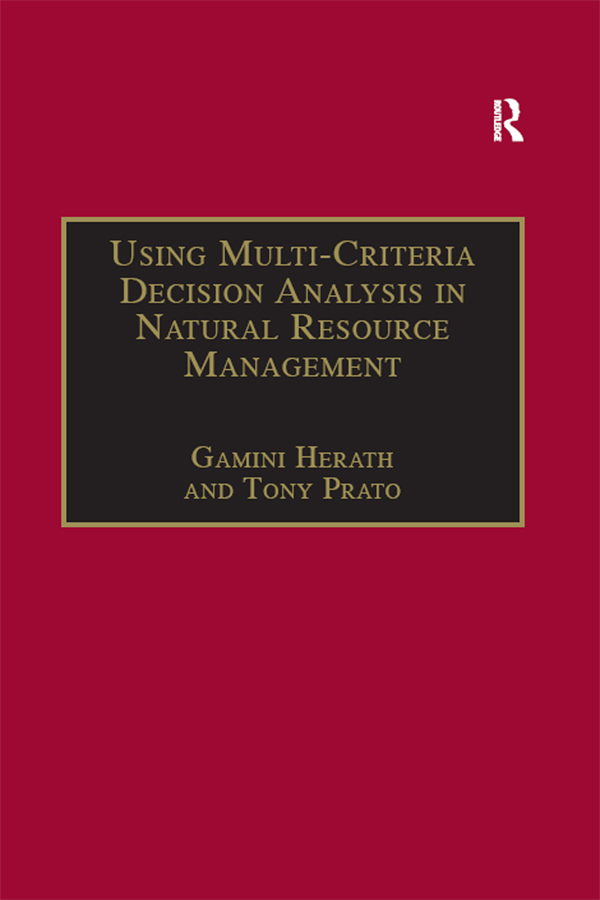 کاربرد تحلیل تصمیم‌گیری چندمعیاره در مدیریت منابع طبیعی