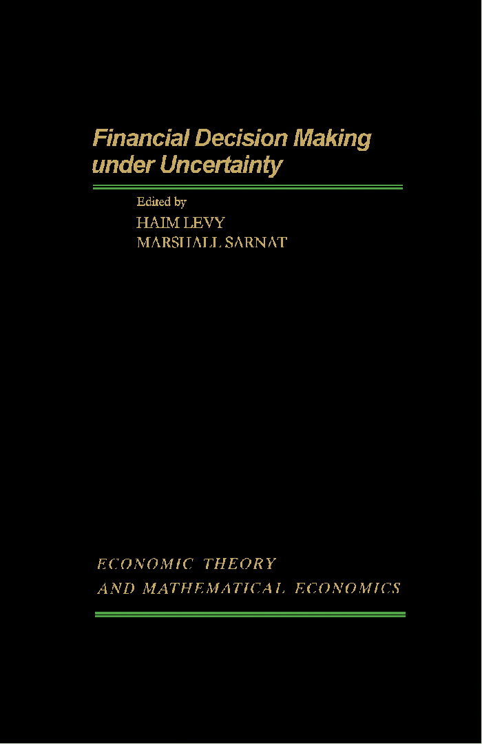 تصمیم‌گیری مالی در شرایط عدم قطعیت