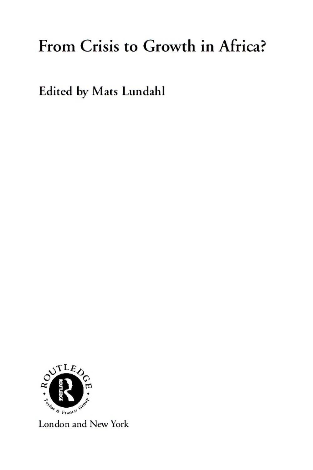 از بحران تا توسعه در آفریقا